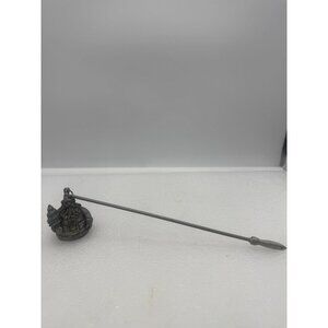 Vintage Rawcliffe Pewter Santa Christmas Candle Snuffer